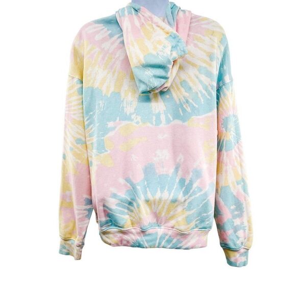 Spongebob Squarepants Tie Dye Hoodie Sweatshirt Graphic Nickelodeon Y2K - Picture 3 of 4